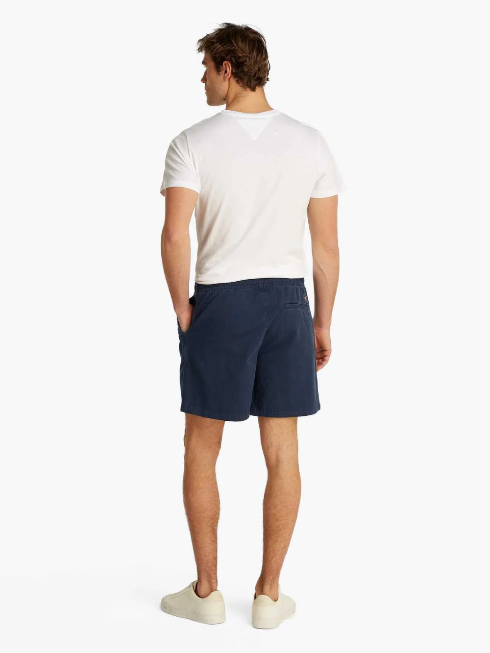 detail Tommy Jeans pánské tmavě modré šortky