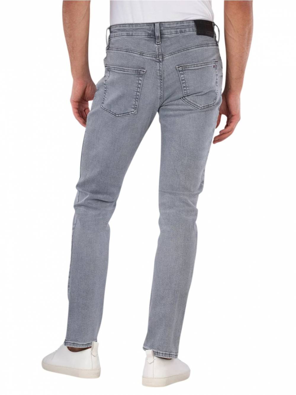 detail Tommy Jeans pánské šedé džíny