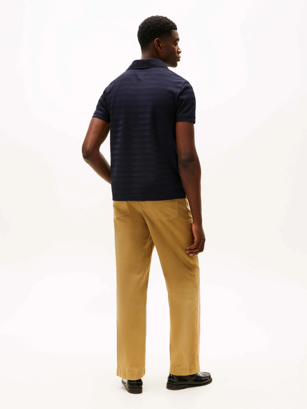 detail Tommy Hilfiger pánské  tmavě modré polo tričko