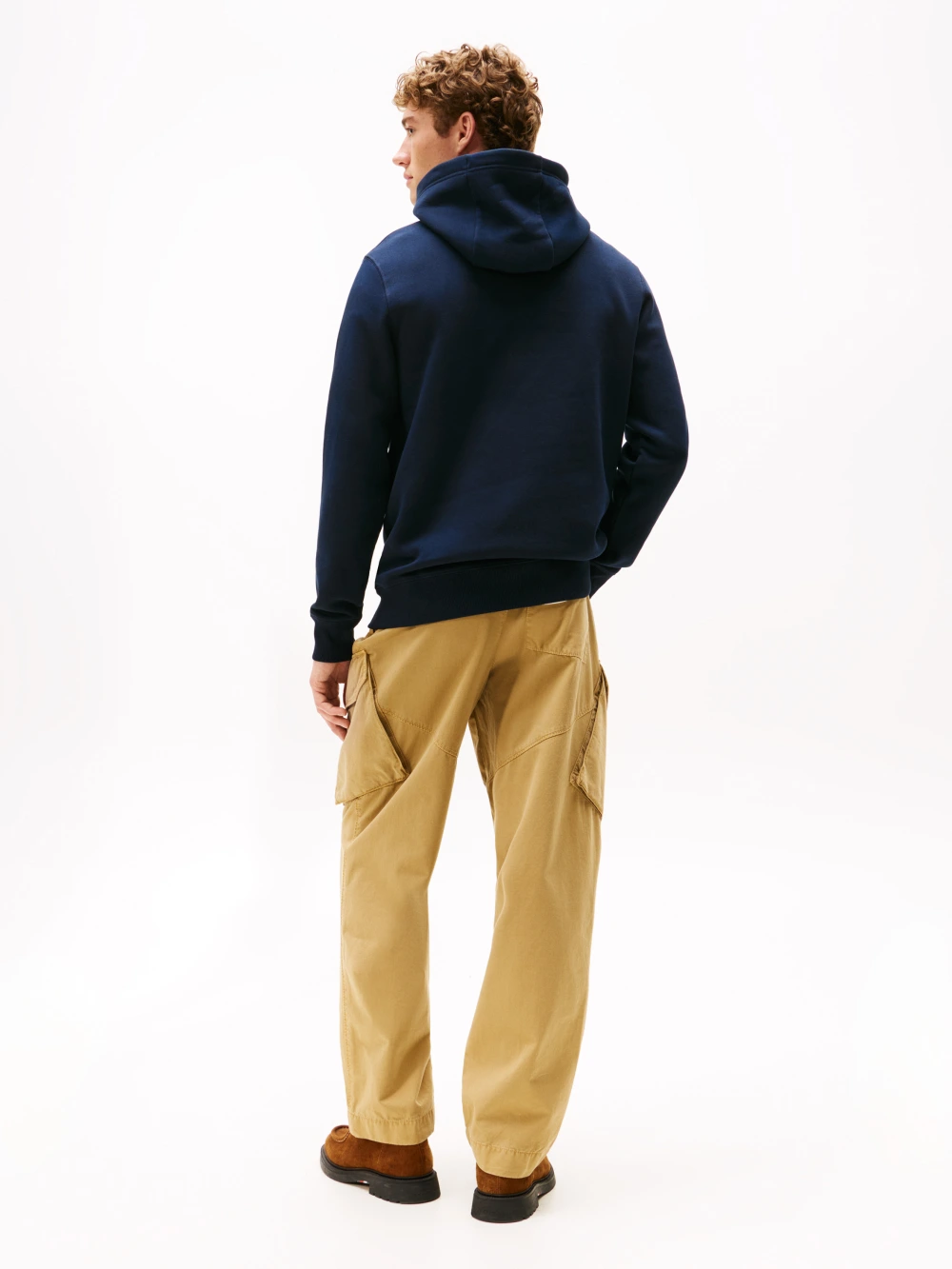 detail Tommy Hilfiger pánská tmavě modrá mikina