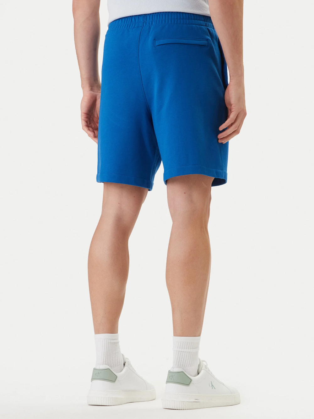 detail Calvin Klein pánské modré šortky