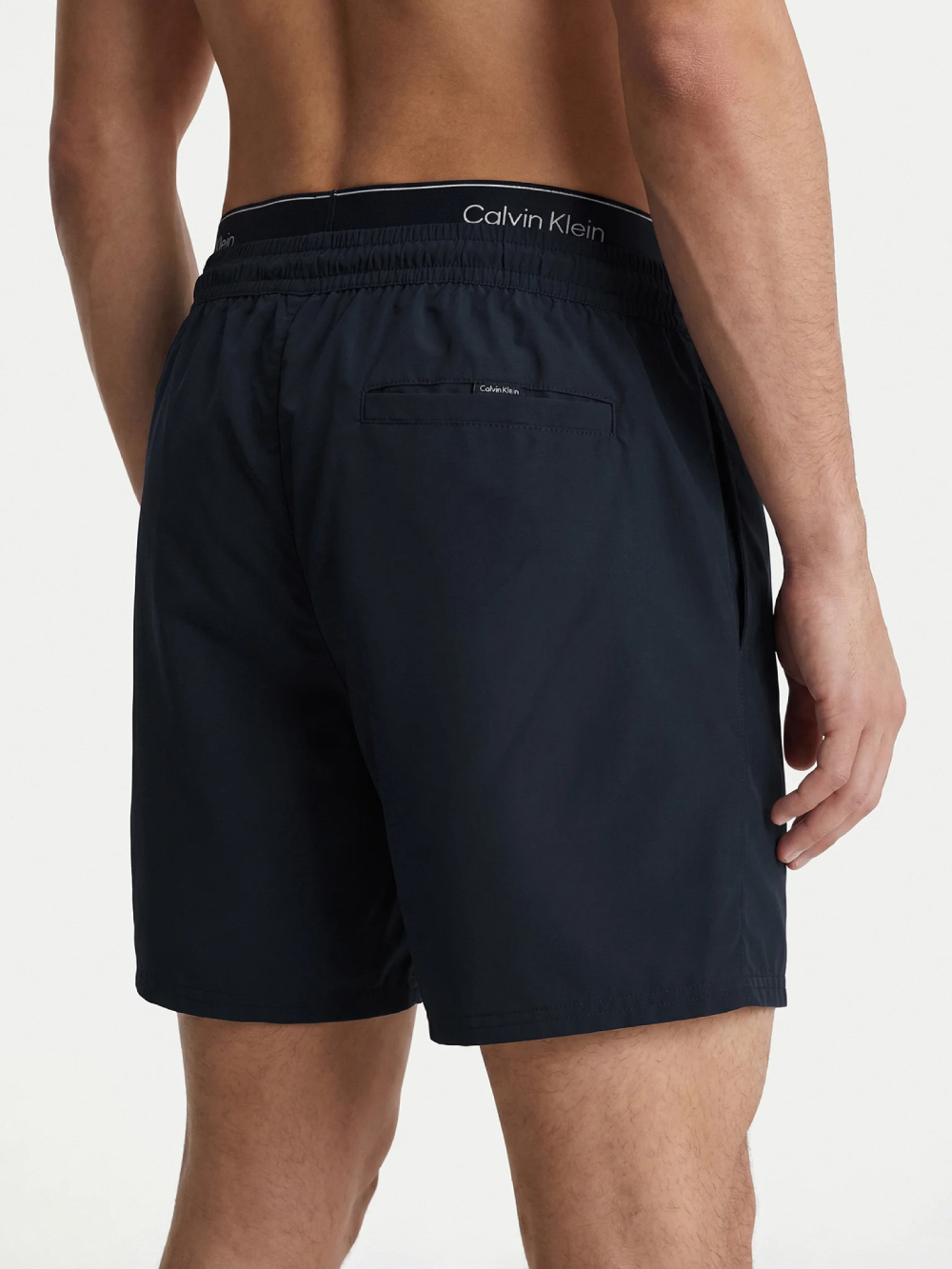 detail Calvin Klein pánské tmavě modré plavky