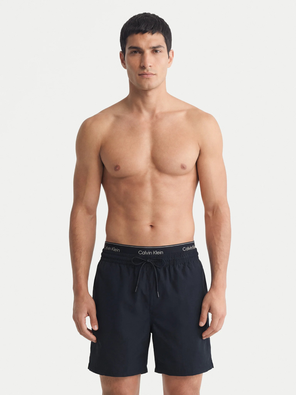 detail Calvin Klein pánské tmavě modré plavky