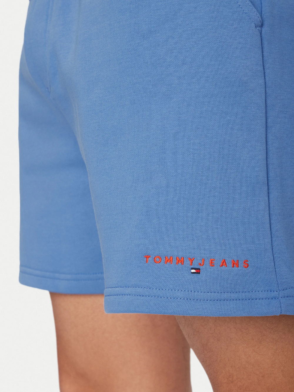 detail Tommy Jeans pánské modré šortky