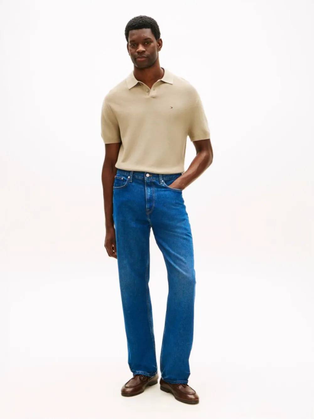detail Tommy Hilfiger pánské polo tričko