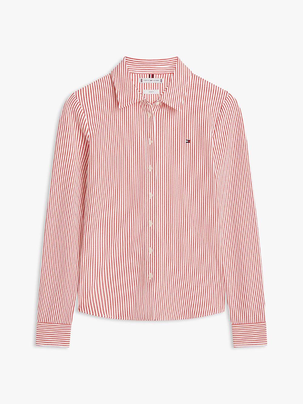 detail Tommy Hilfiger dámská pruhovaná košile