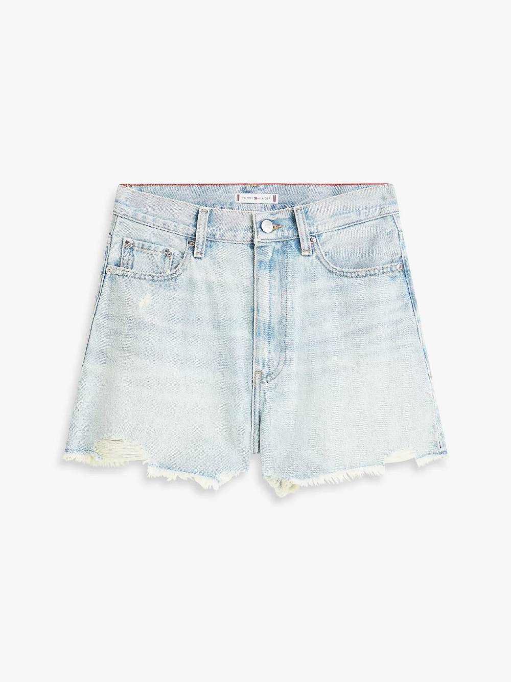 detail Tommy Hilfiger dámské  džínové kraťasy