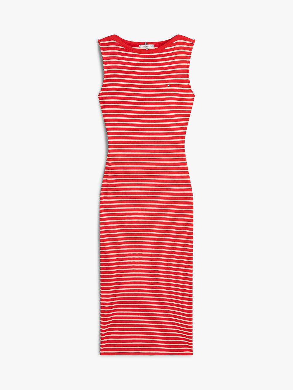 detail Tommy Hilfiger dámské pruhované šaty