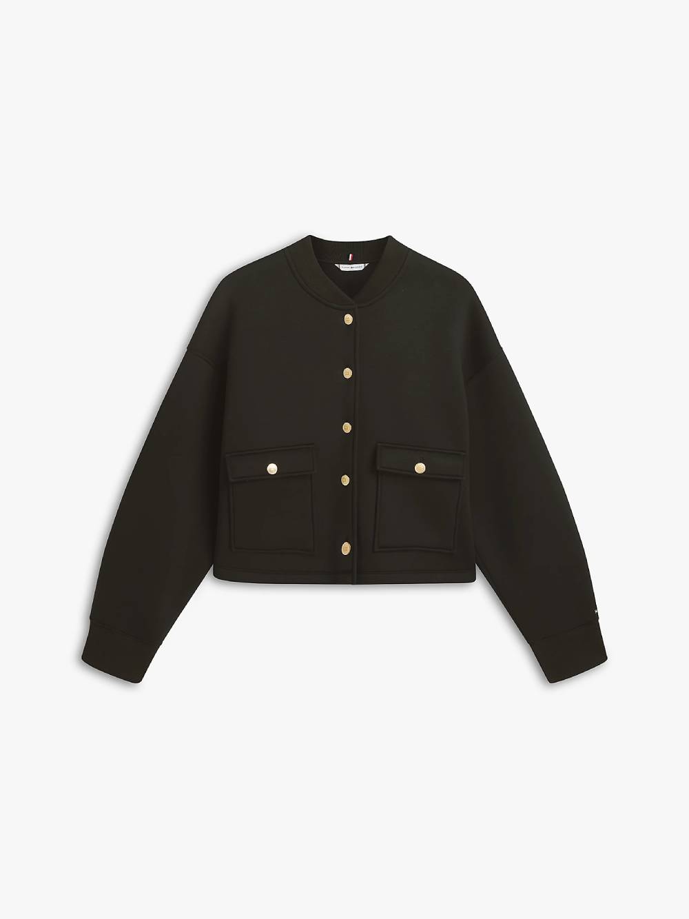 detail Tommy Hilfiger dámská černá mikina
