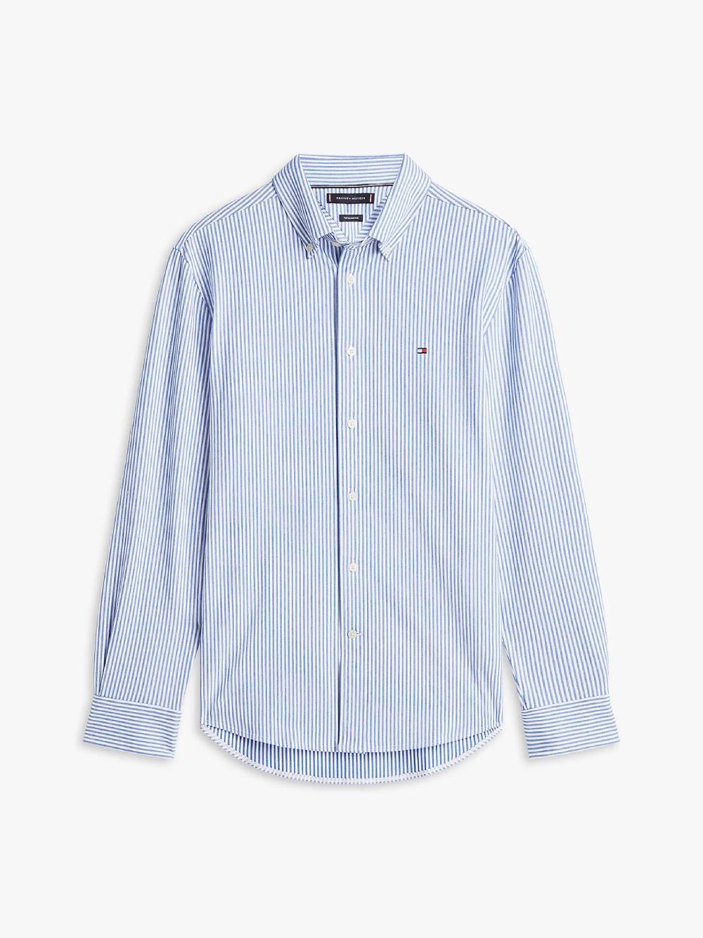 detail Tommy Hilfiger pánská pruhovaná košile