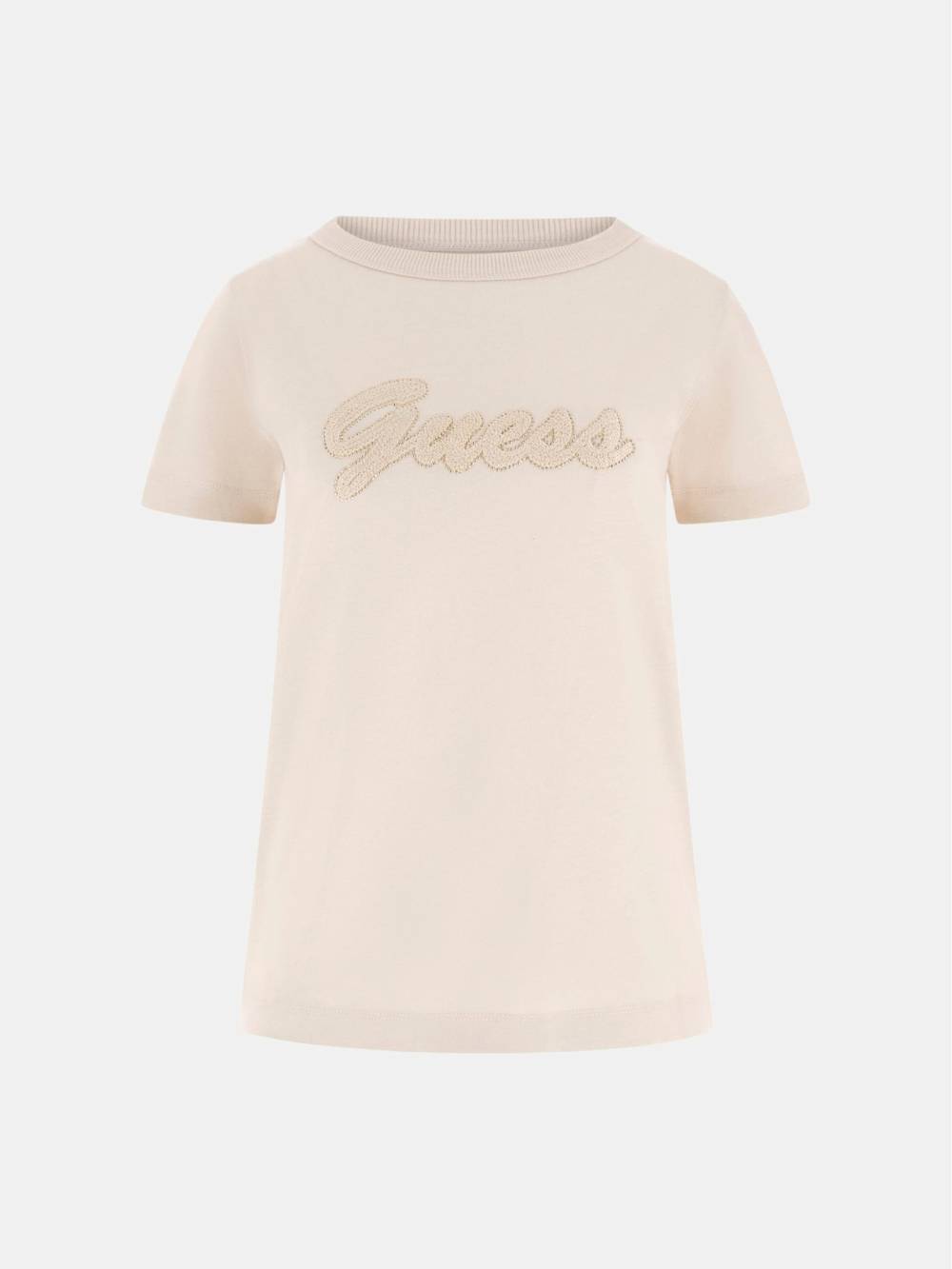 detail Guess dámské béžové tričko