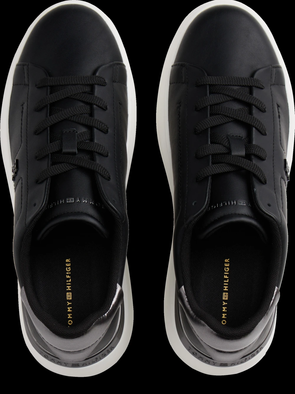detail Tommy Hilfiger dámské černé tenisky