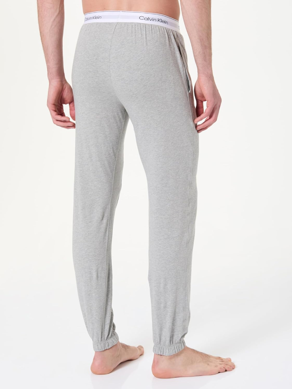 detail Calvin Klein pánské šedé tepláky