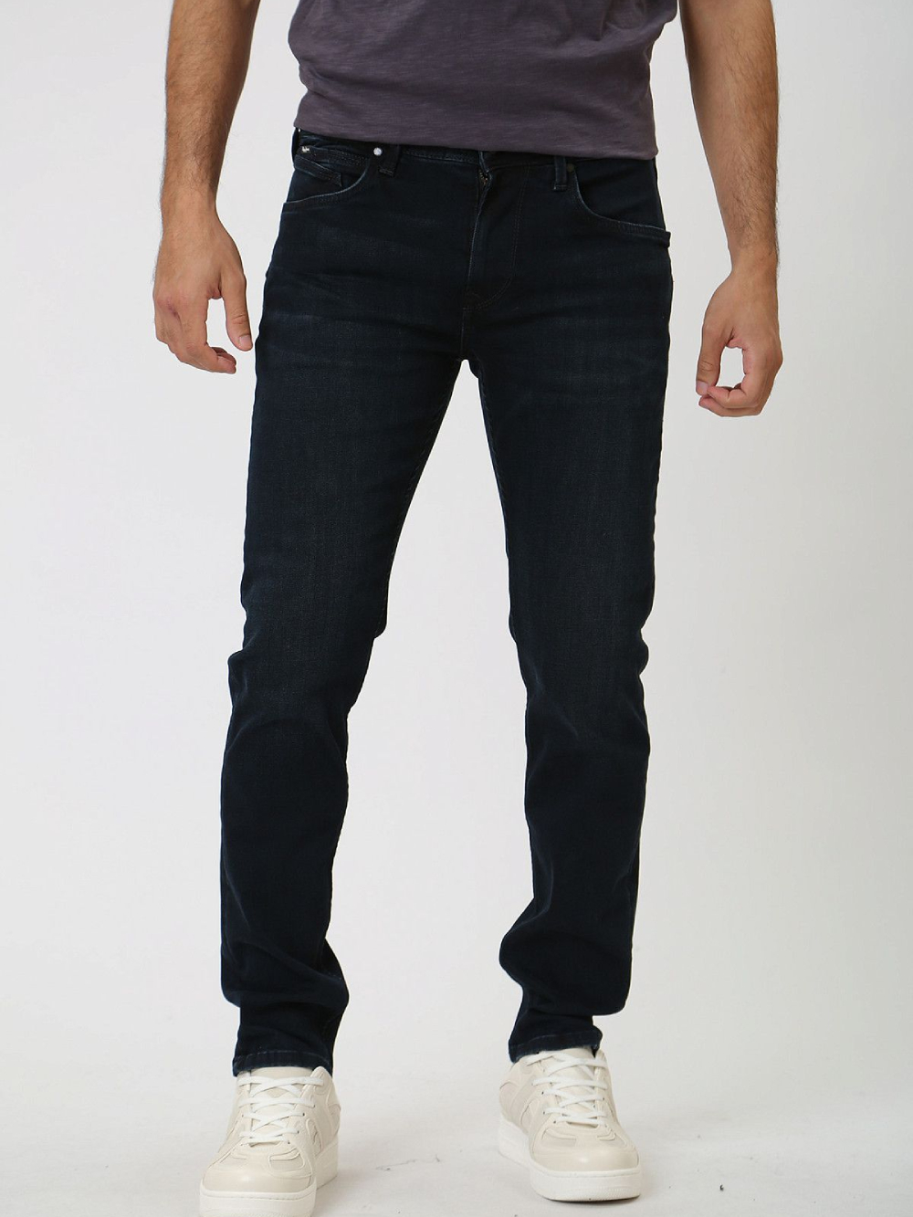 detail Pepe Jeans pánské modré džíny