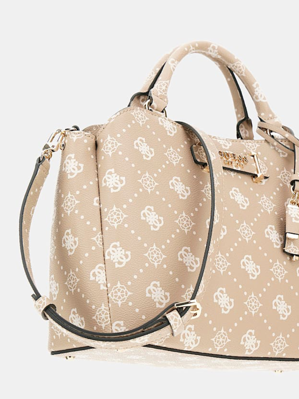 detail Guess dámská  béžová kabelka