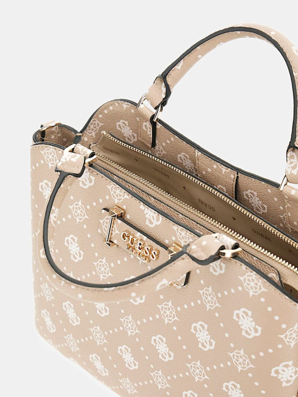 detail Guess dámská  béžová kabelka