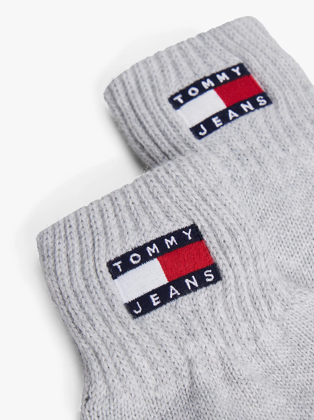 detail Tommy Jeans dámské šedé rukavice
