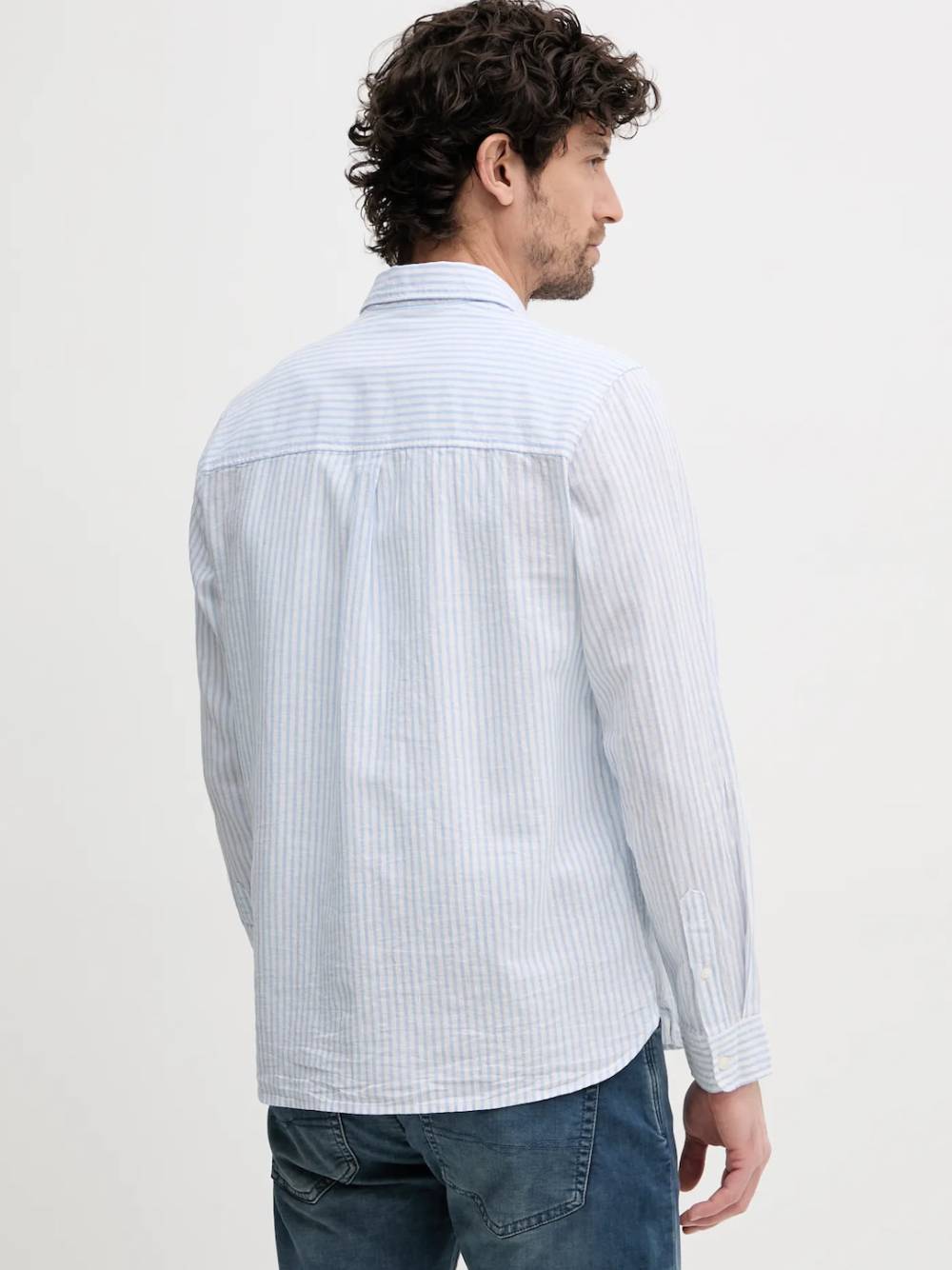 detail Pepe Jeans pánská pruhovaná košile Armando