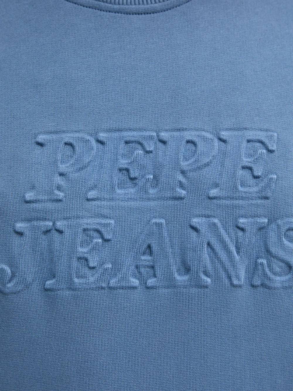 detail Pepe Jeans pánská modrá mikina Darius