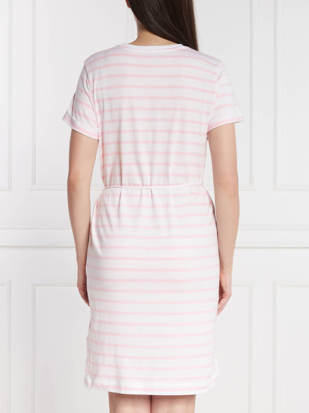 detail Tommy Hilfiger dámské pruhované šaty