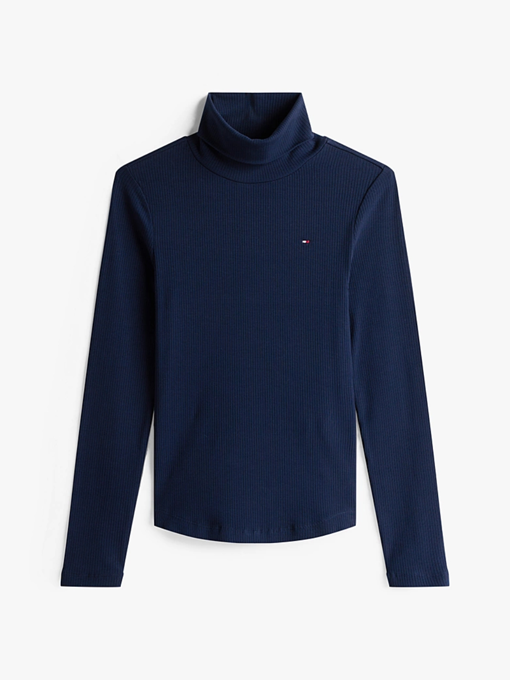 detail Tommy Hilfiger dámský tmavě modrý rolák