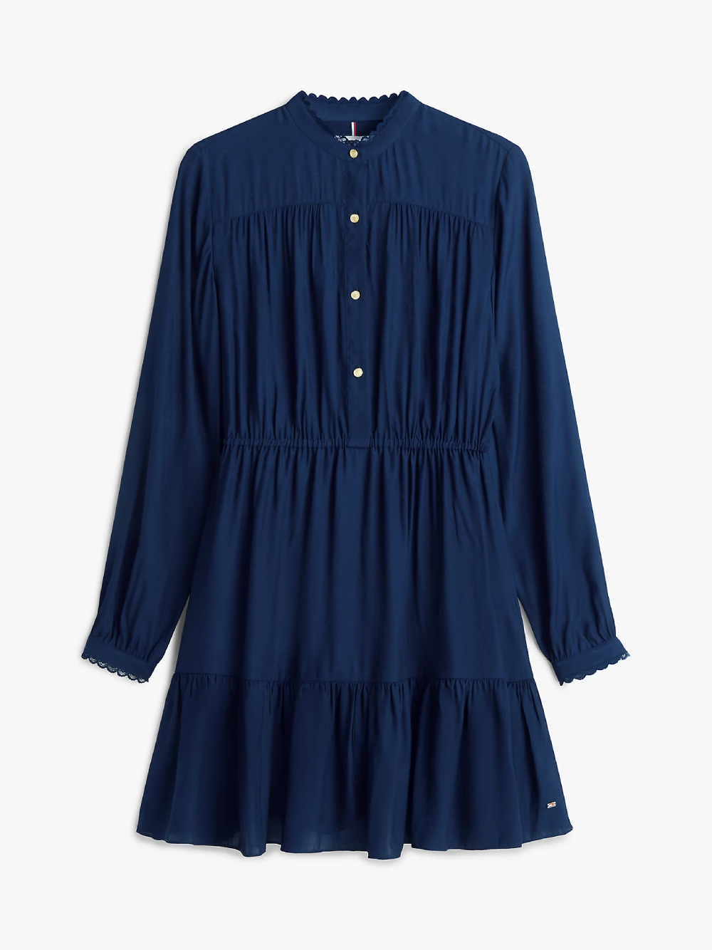 detail Tommy Hilfiger dámské tmavě modré šaty