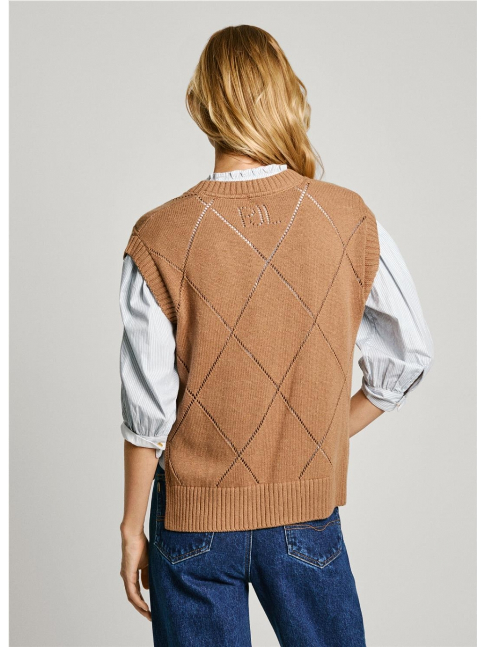 detail Pepe Jeans dámská vesta IDRIS