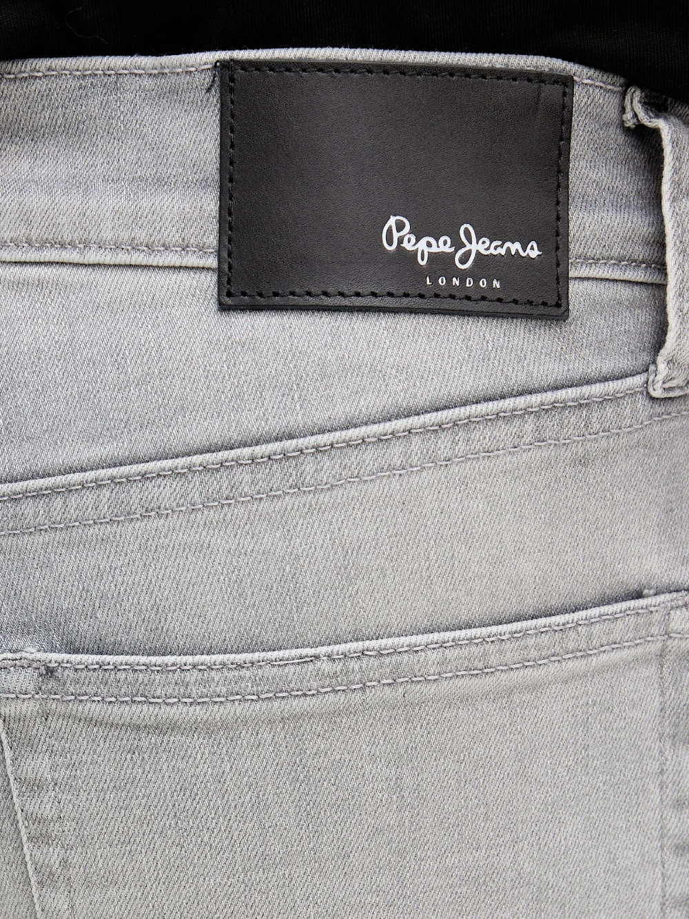detail Pepe Jeans pánské šedé džíny