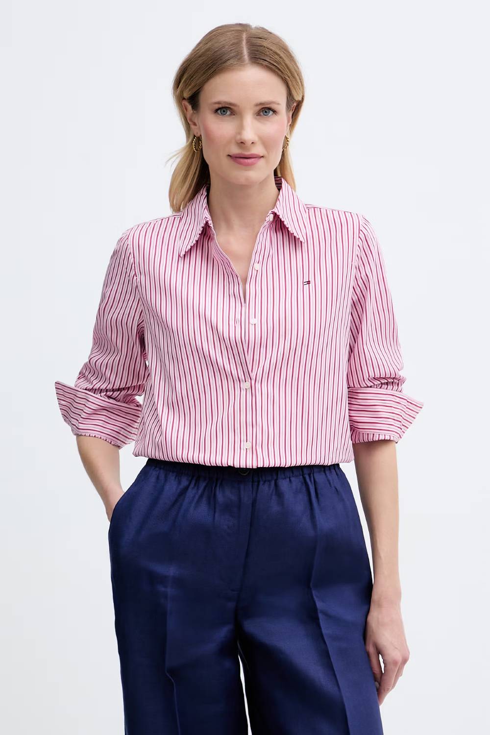 detail Tommy Hilfiger dámská  pruhovaná  košile