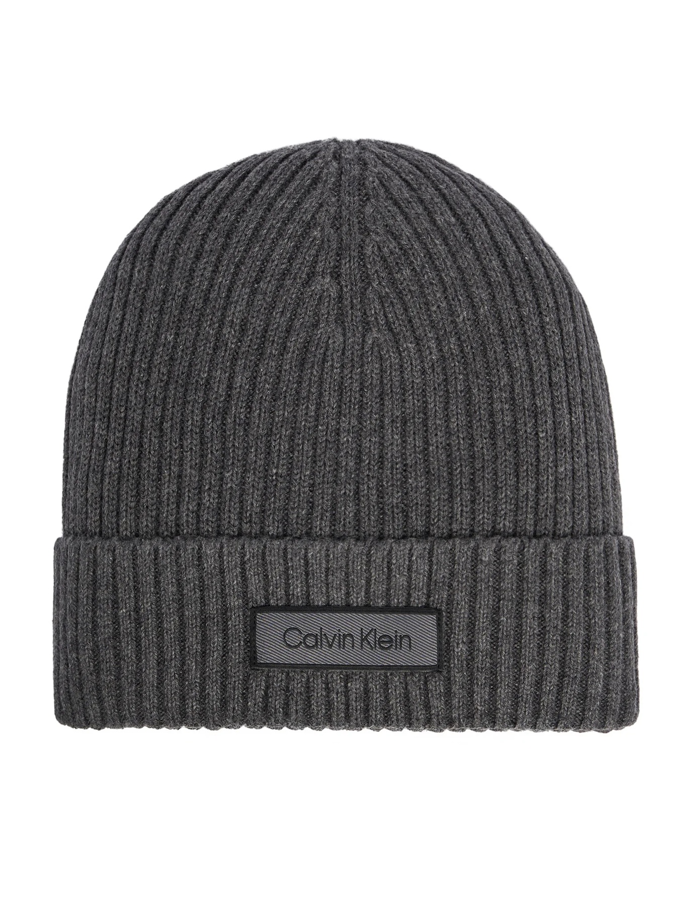detail Calvin Klein pánská tmavě šedá čepice