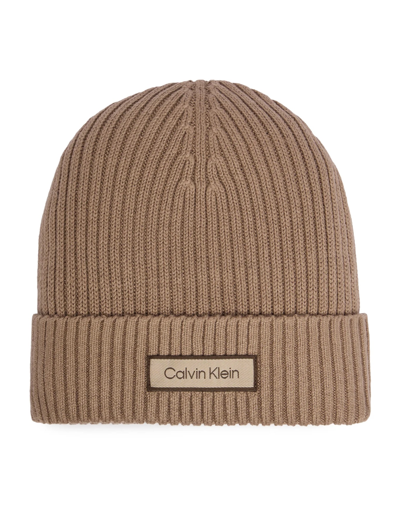 detail Calvin Klein pánská béžová čepice