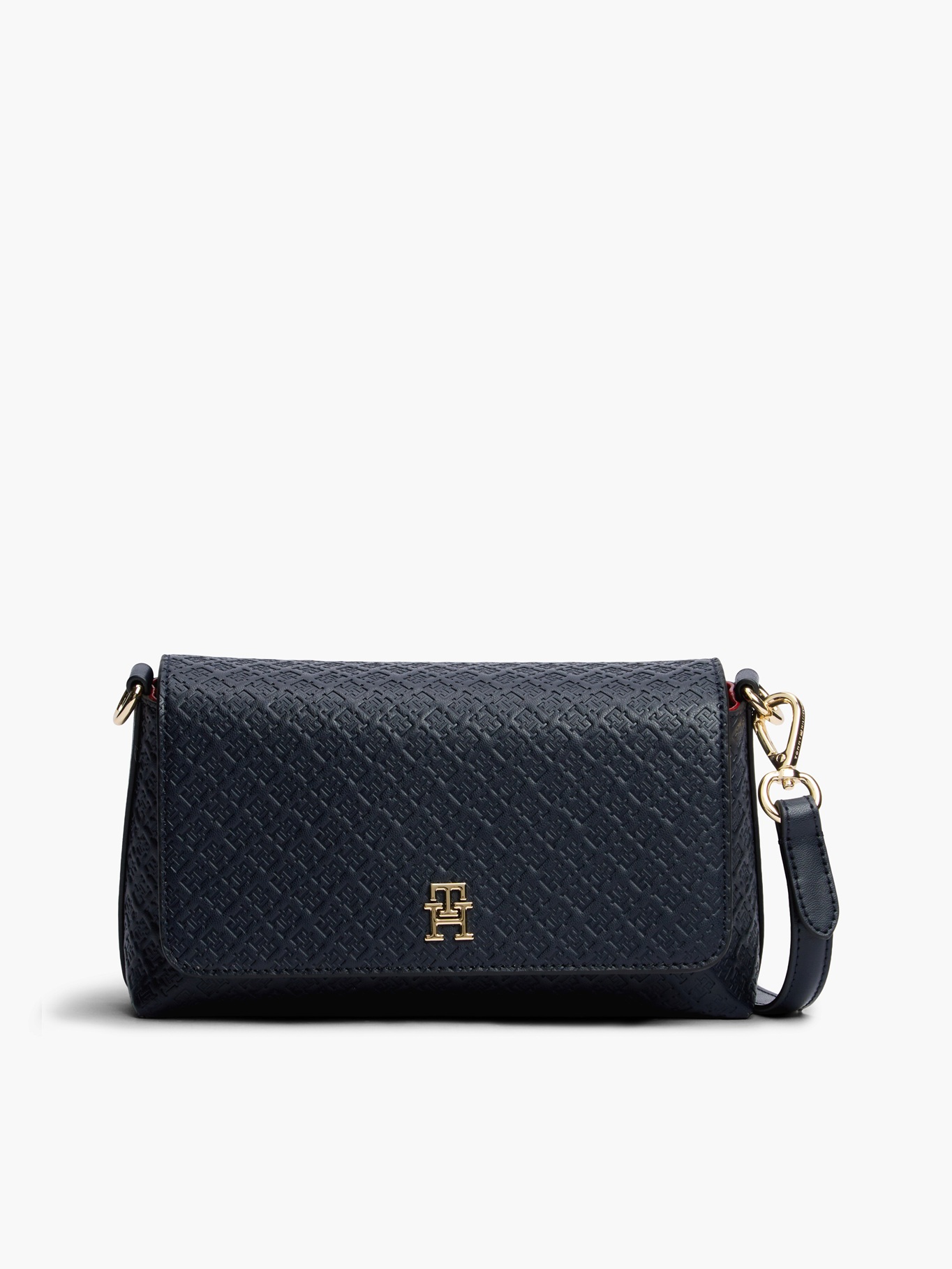 detail Tommy Hilfiger dámská tmavě modrá kabelka