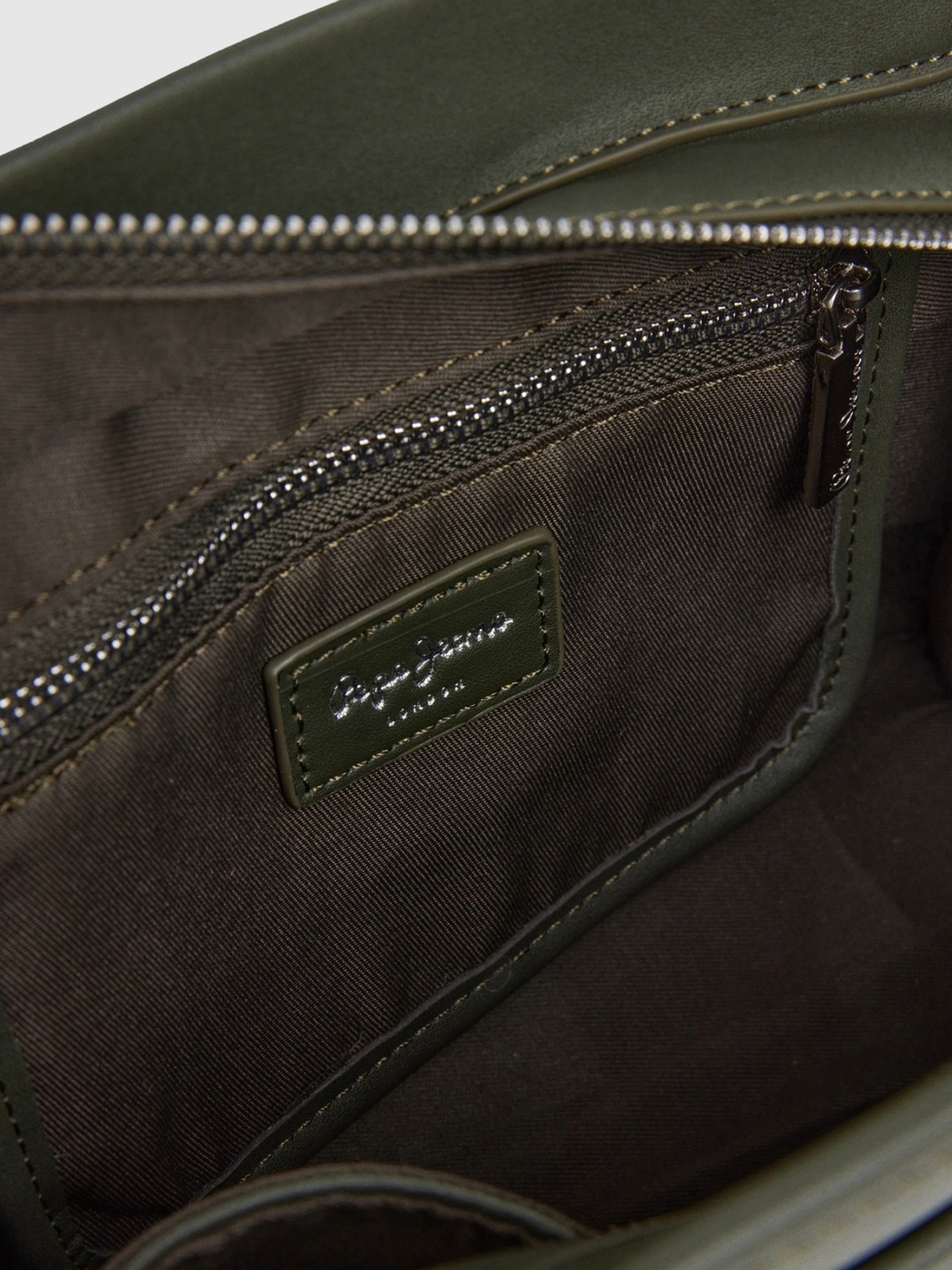 detail Pepe Jeans dámská zelená kabelka