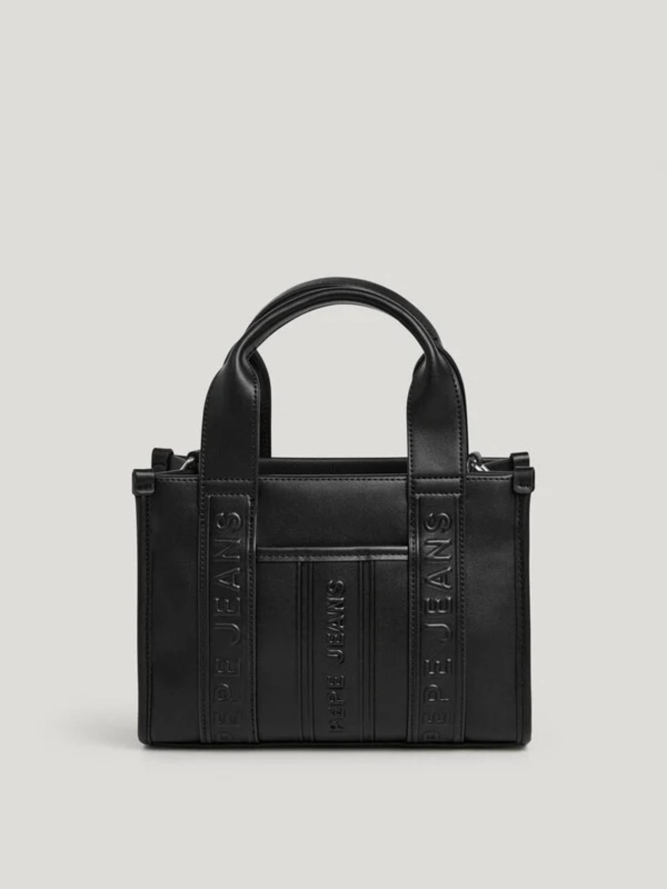 detail Pepe Jeans dámská černá kabelka