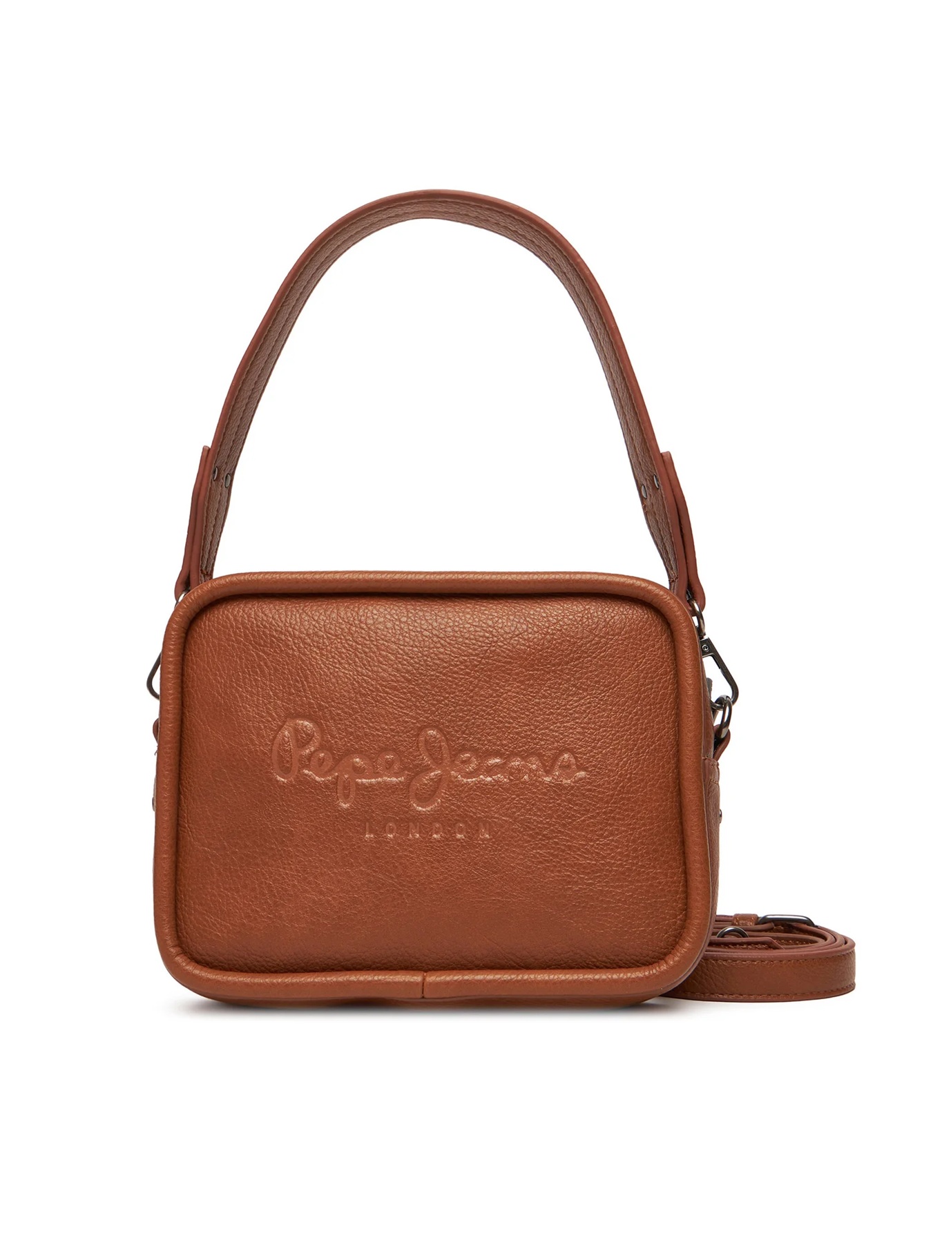 detail Pepe Jeans dámská hnědá kabelka