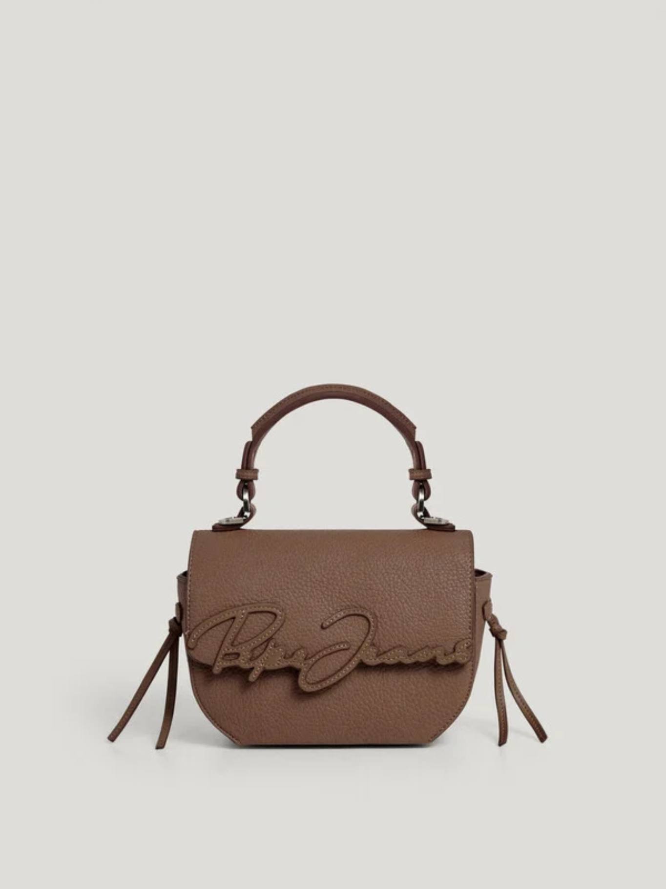 detail Pepe Jeans dámská hnědá kabelka