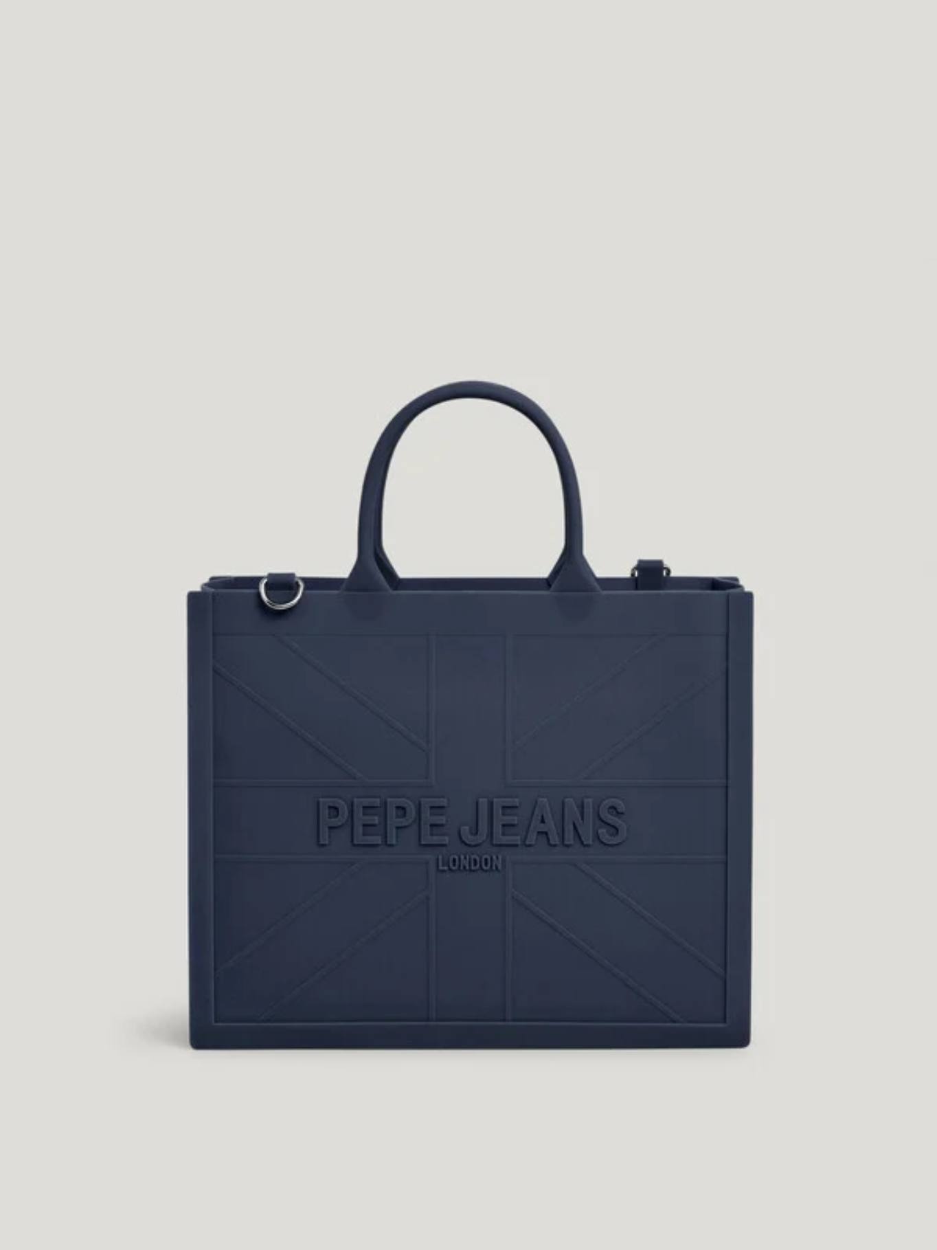 detail Pepe Jeans dámská modrá kabelka
