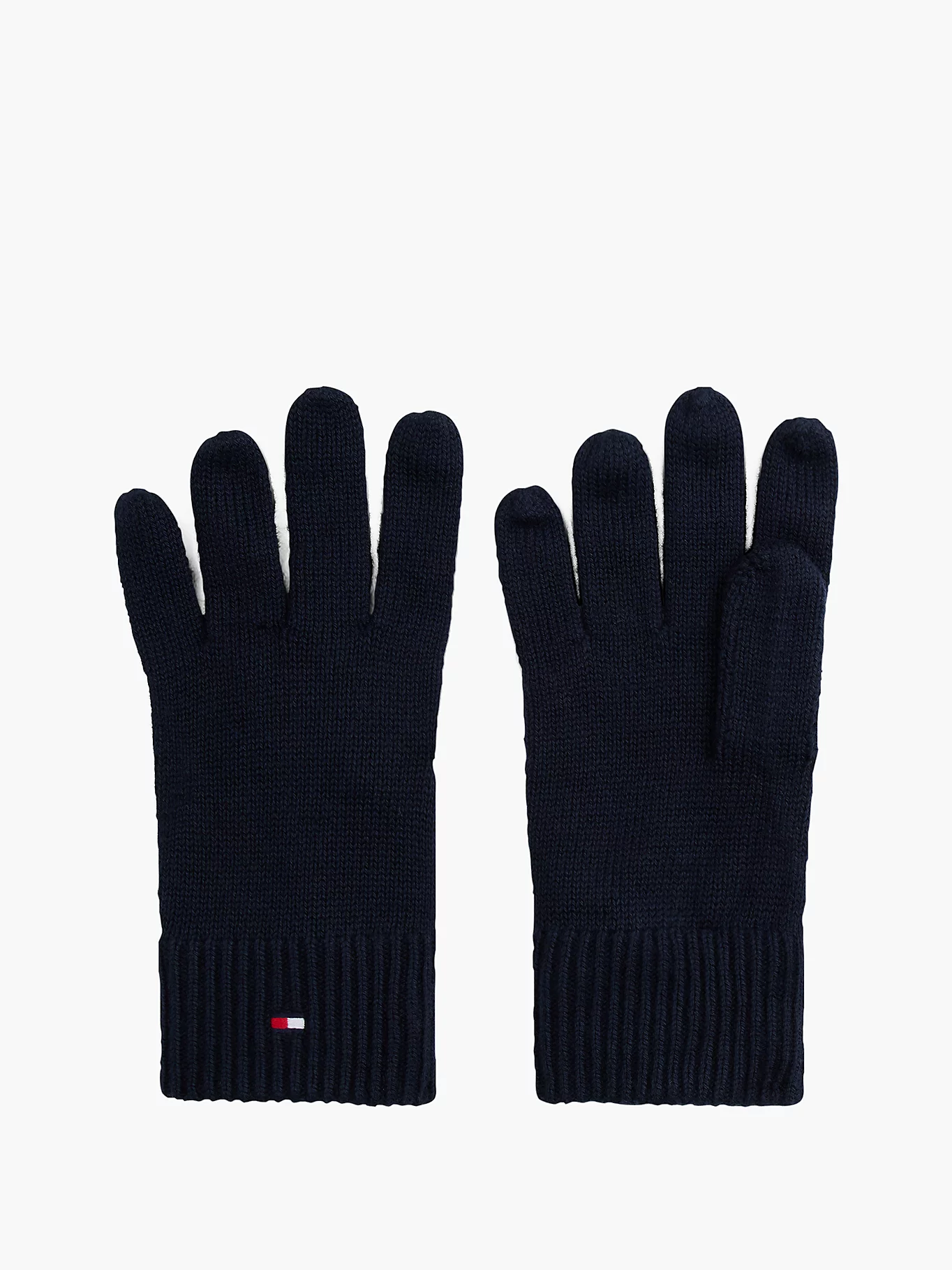 detail Tommy Hilfiger pánské tmavě modré rukavice