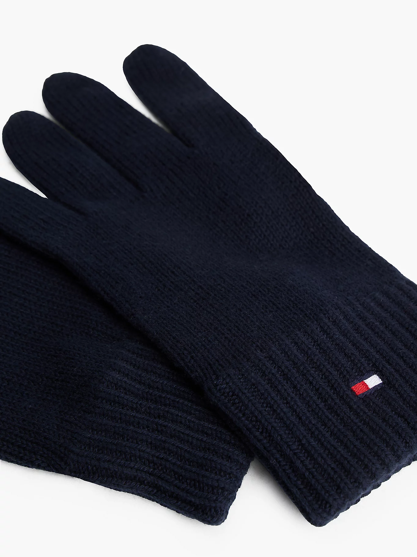 detail Tommy Hilfiger pánské tmavě modré rukavice