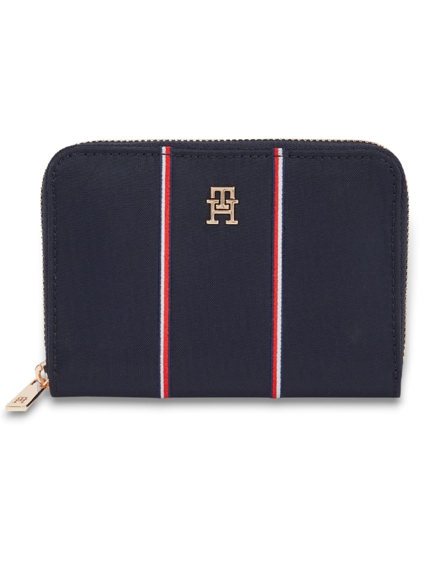 detail Tommy Hilfiger dámská tmavě modrá peněženka