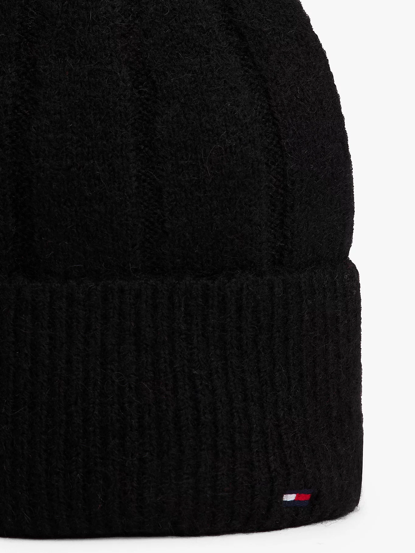 detail Tommy Hilfiger dámská černá čepice