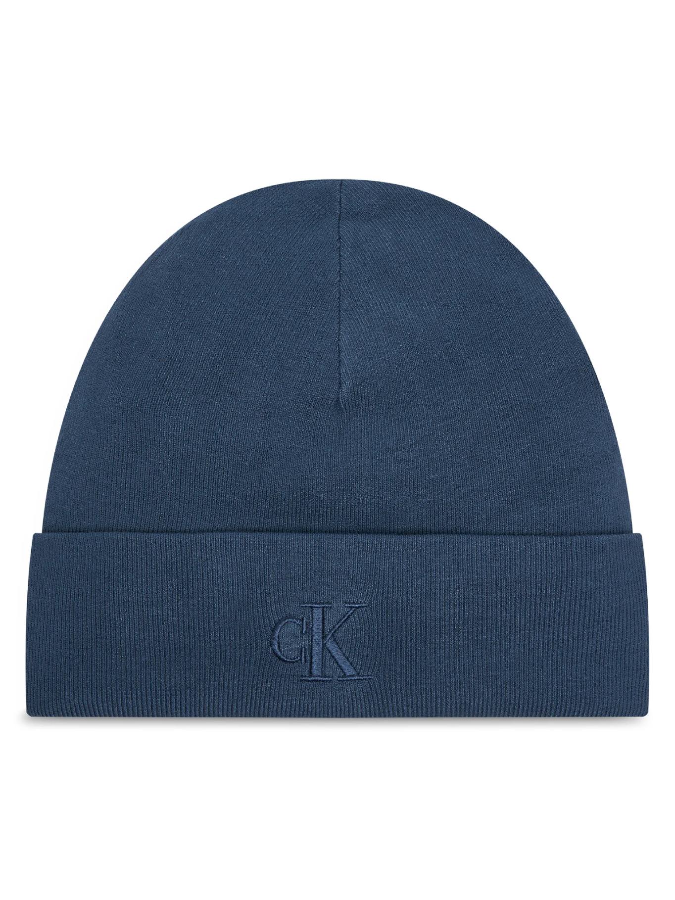 detail Calvin Klein pánská modrá čepice