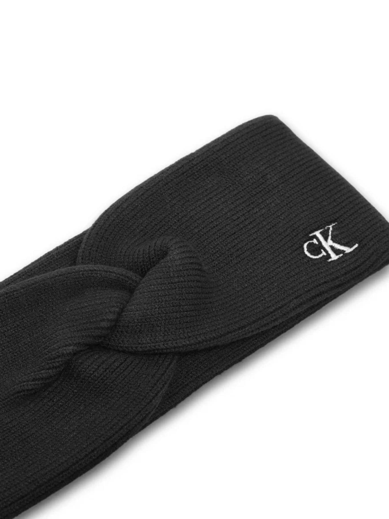 detail Calvin Klein dámská černá čelenka