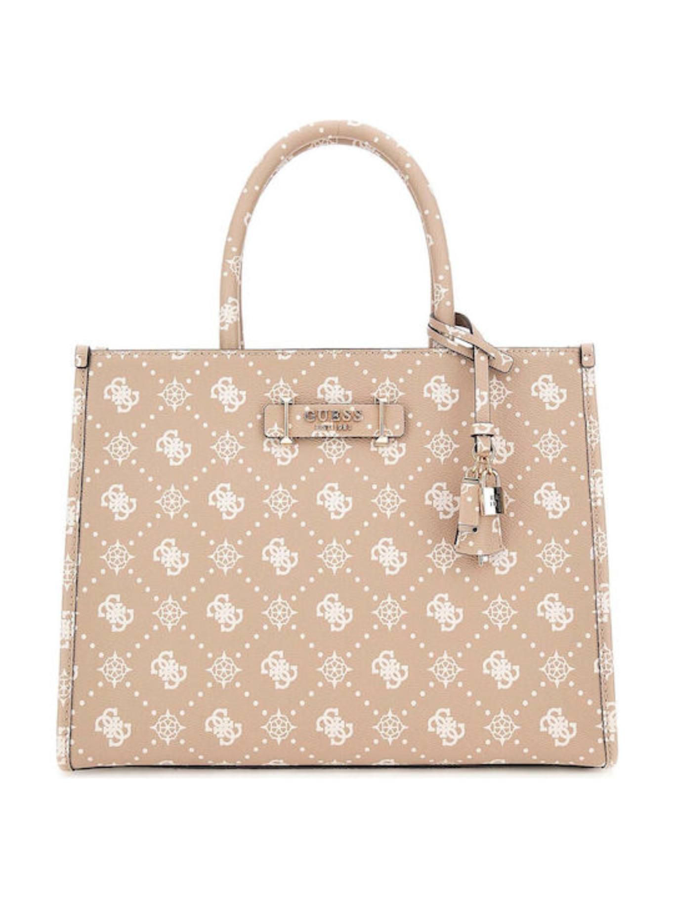 detail Guess dámská béžová kabelka