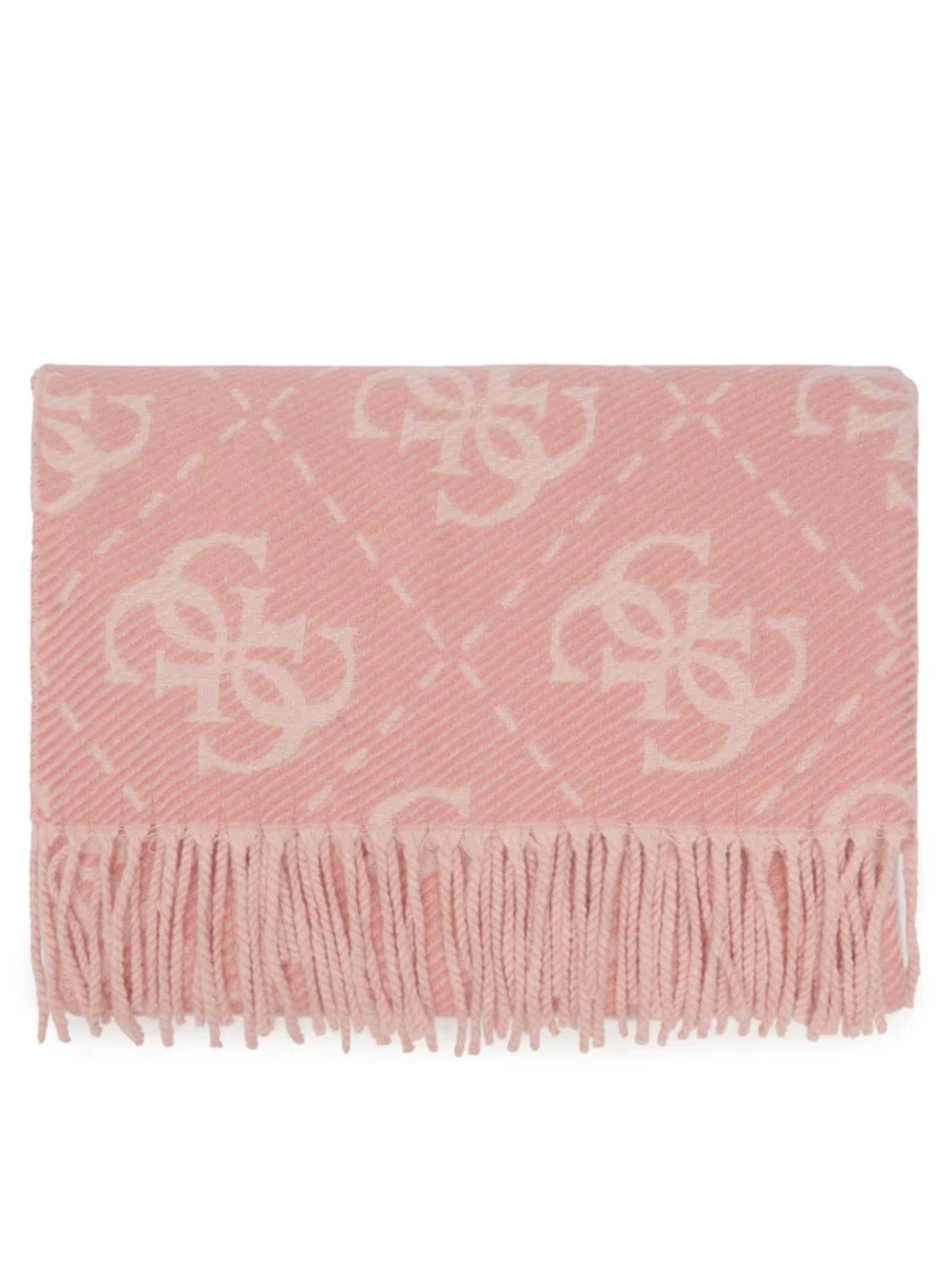 detail Guess dámská růžová šála