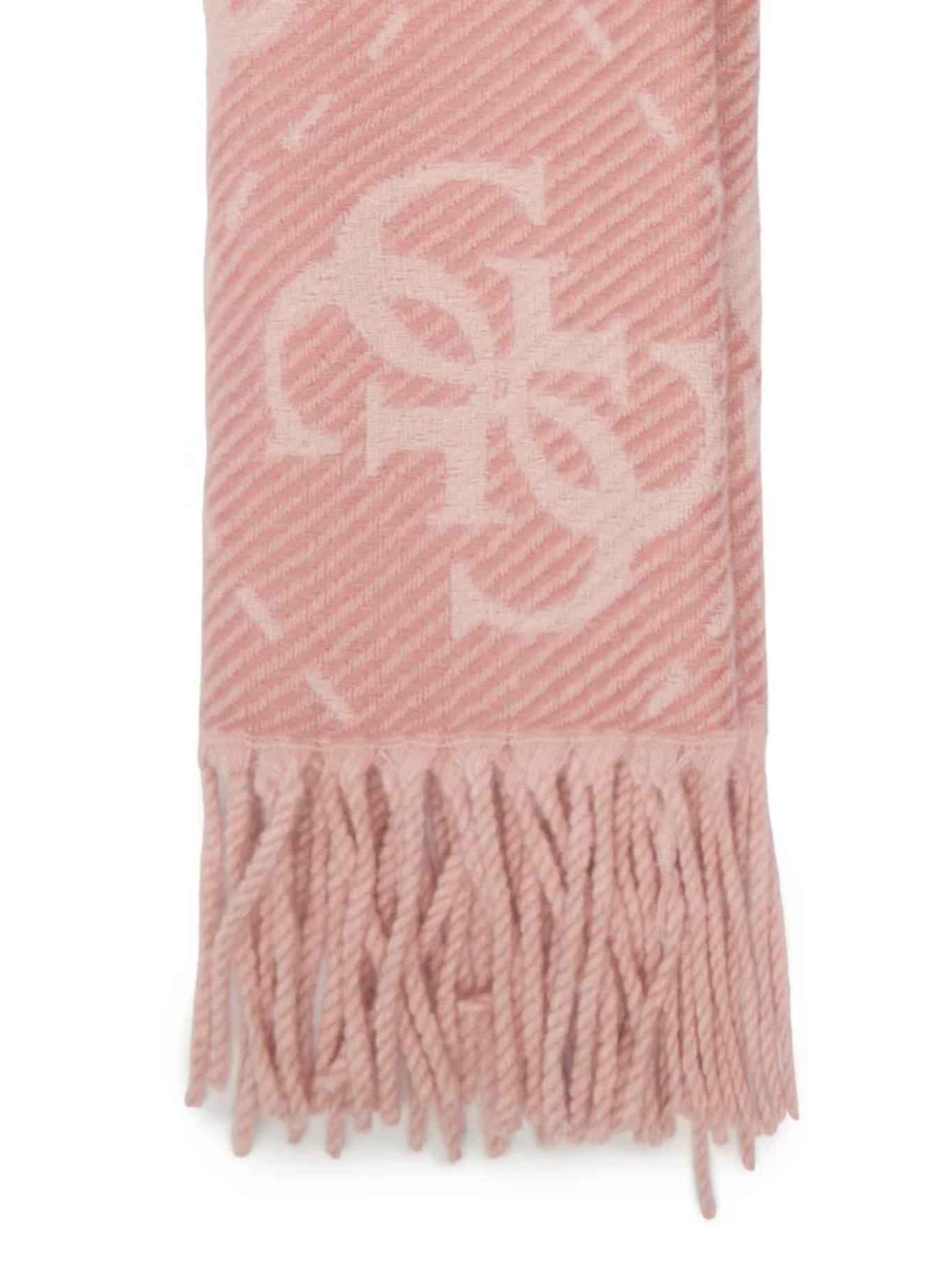 detail Guess dámská růžová šála