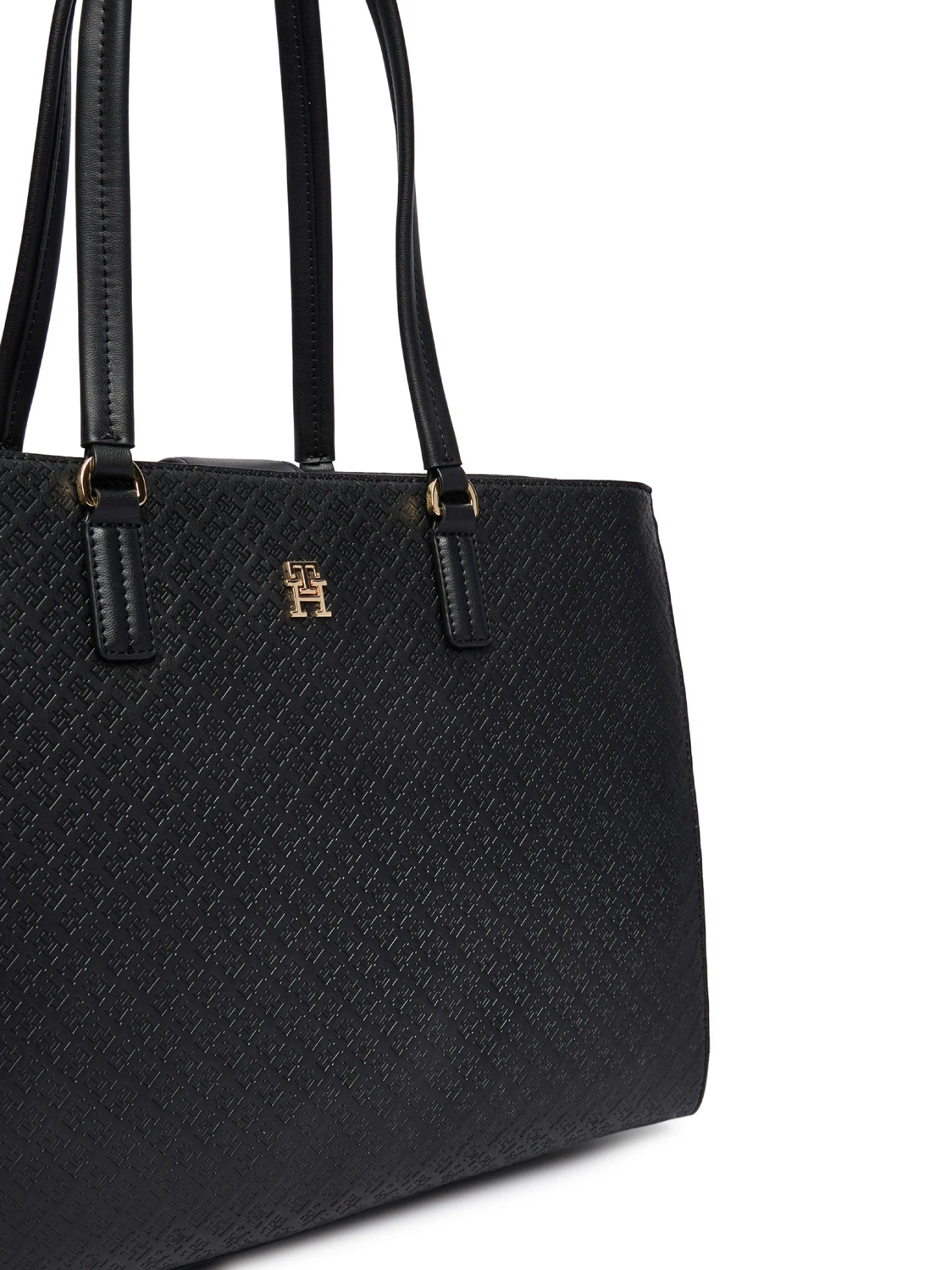 detail Tommy Hilfiger dámská černá kabelka