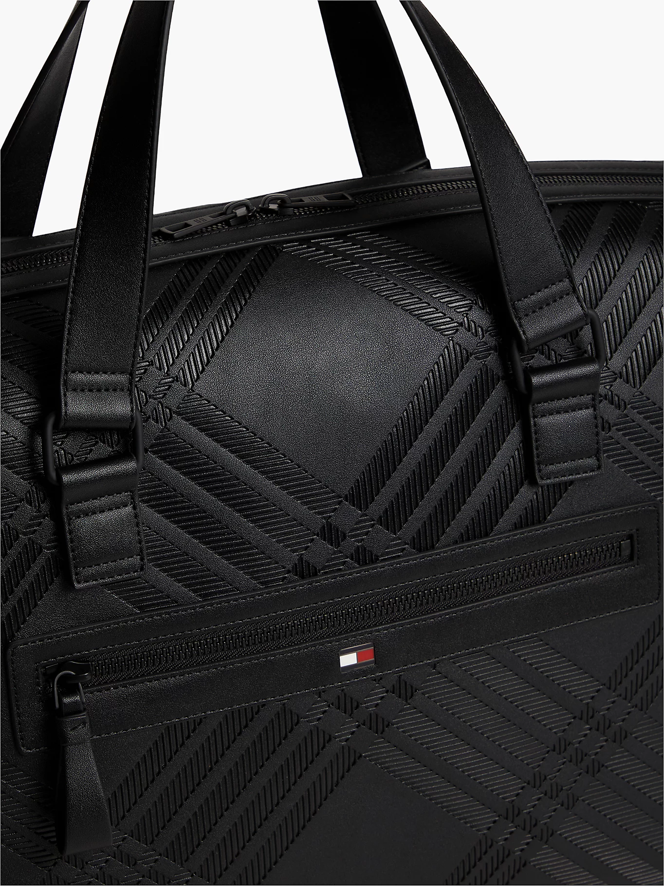 detail Tommy Hilfiger pánská černá taška