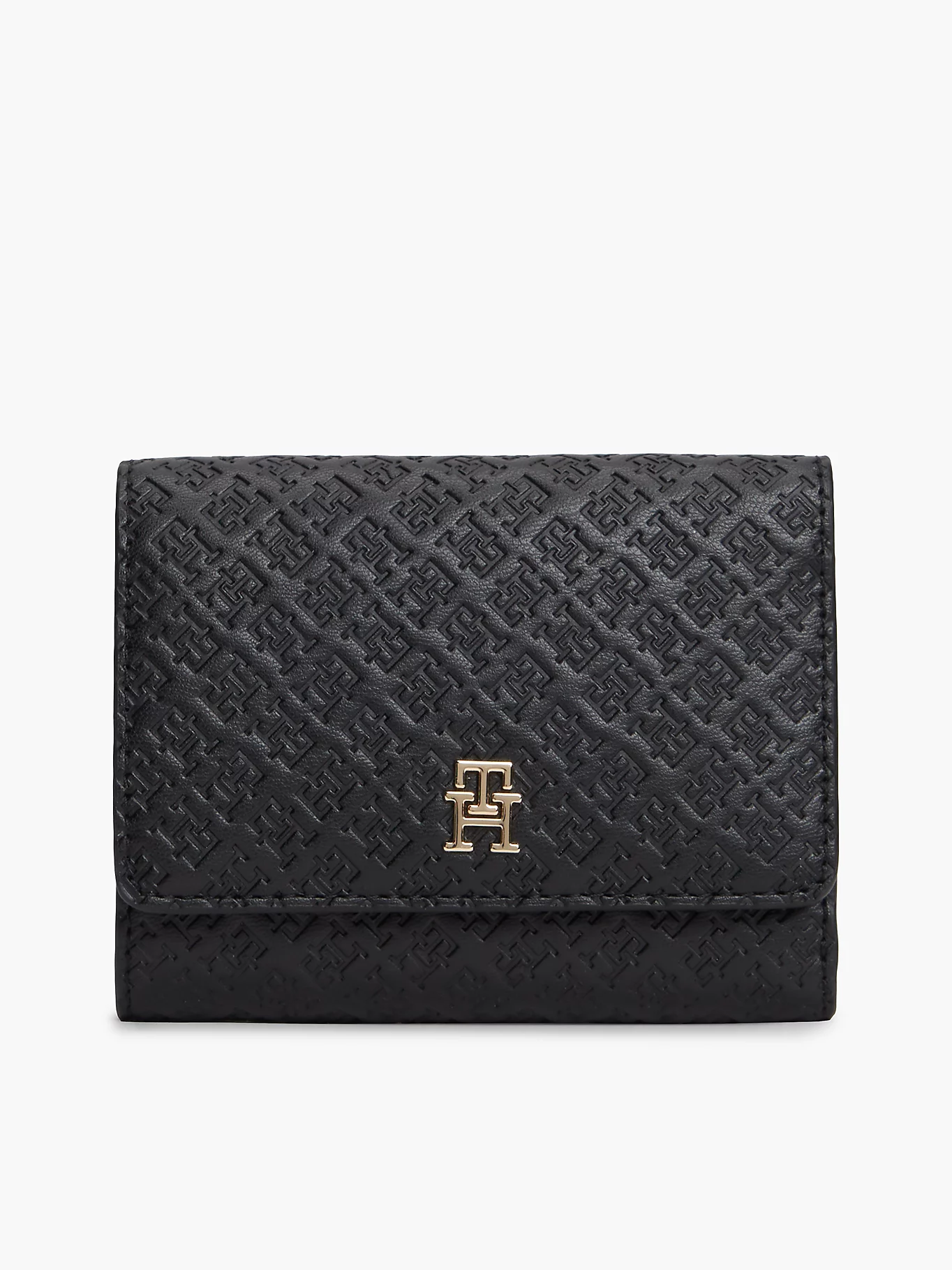 detail Tommy Hilfiger dámská černá peněženka
