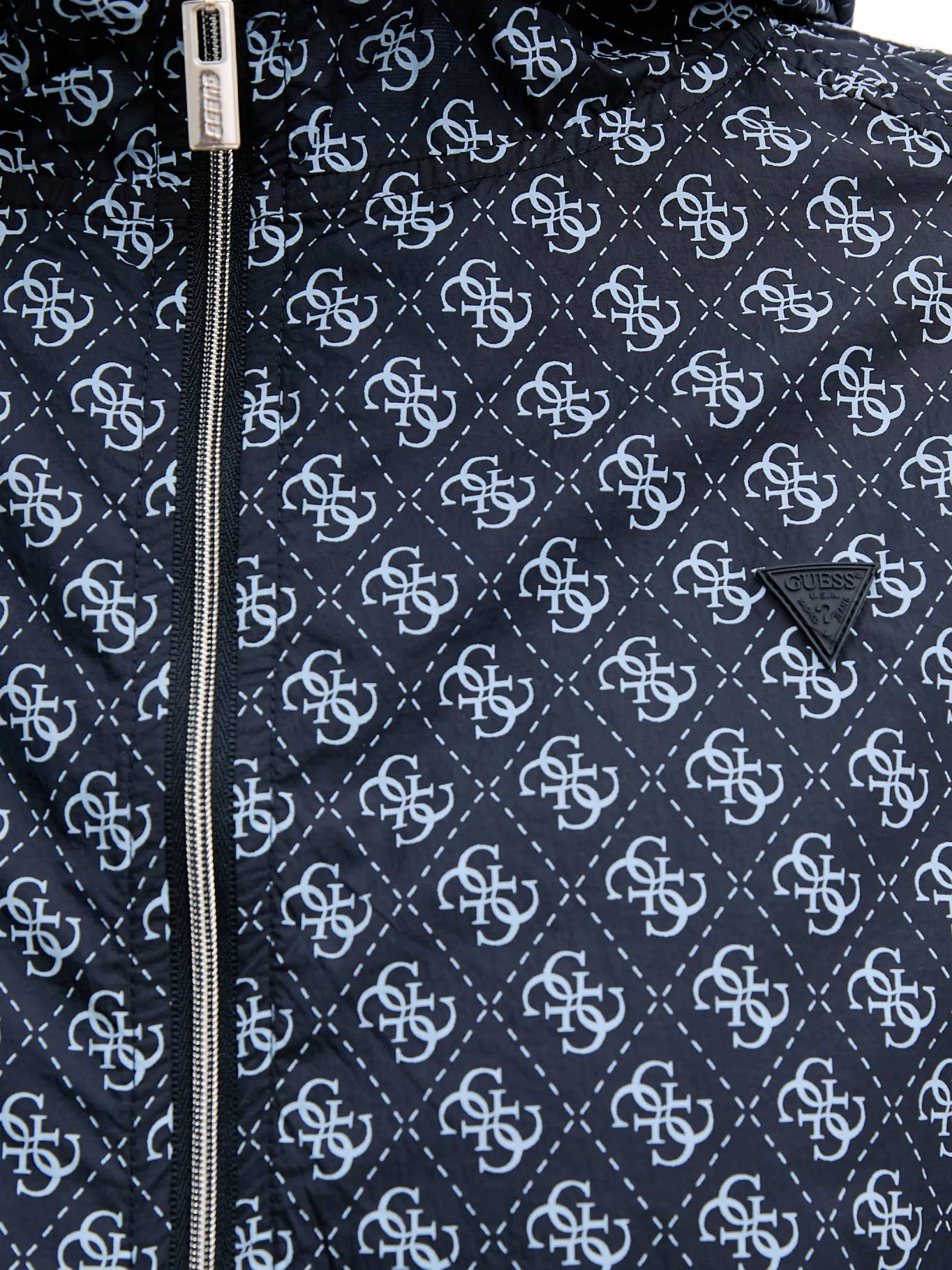 detail Guess dámská modrá bunda